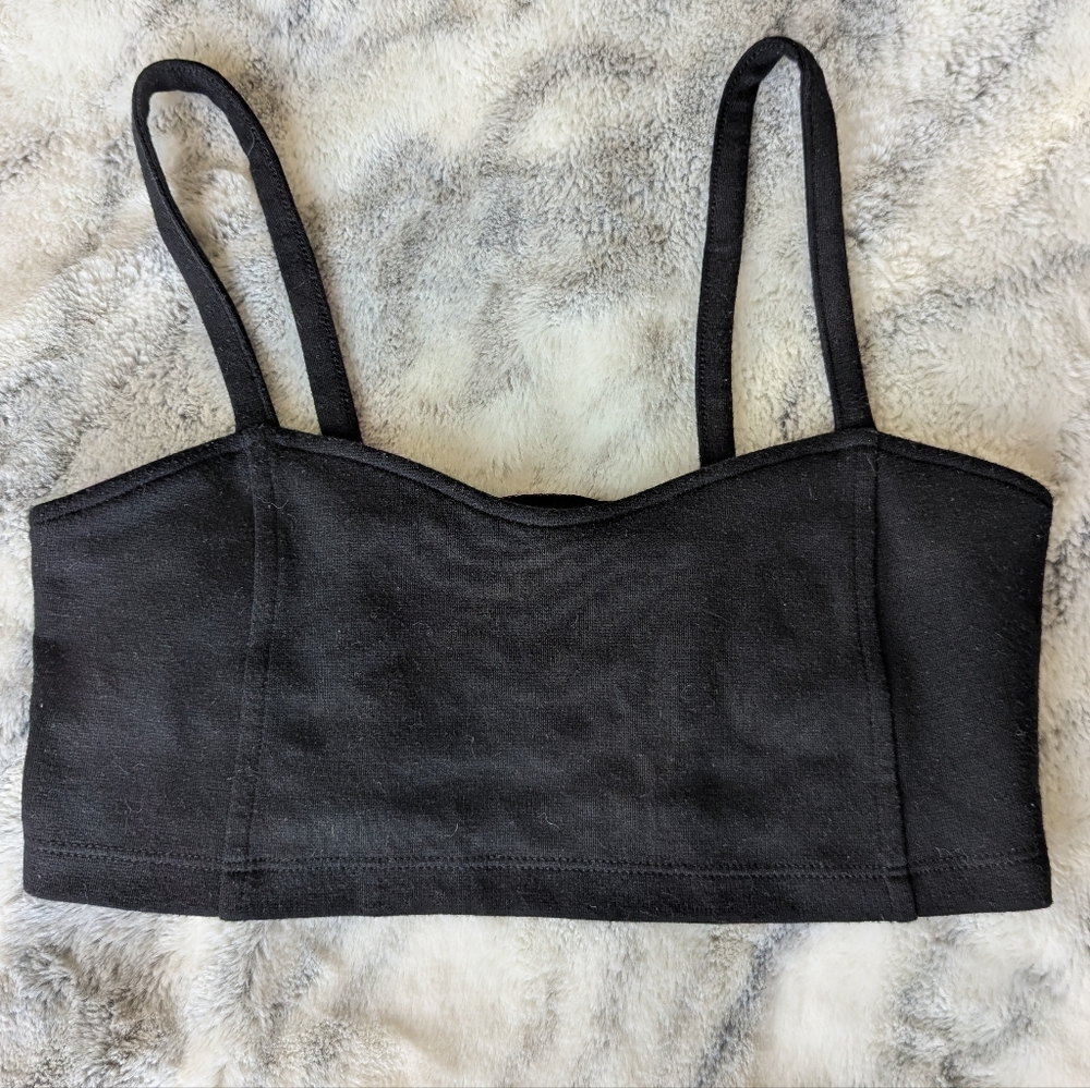 BONGO Black Strappy Tank Top